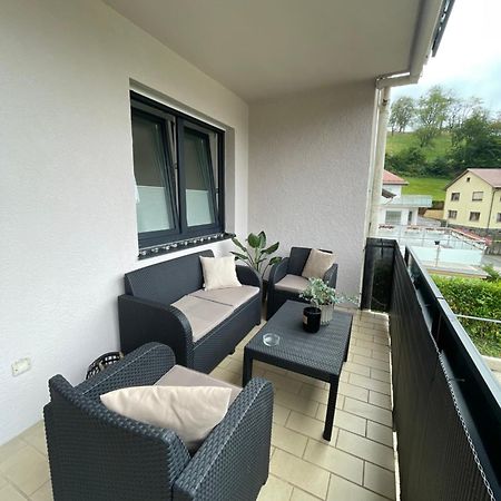 Ferienwohnung Am Felsenmeer Lautertal  Ngoại thất bức ảnh
